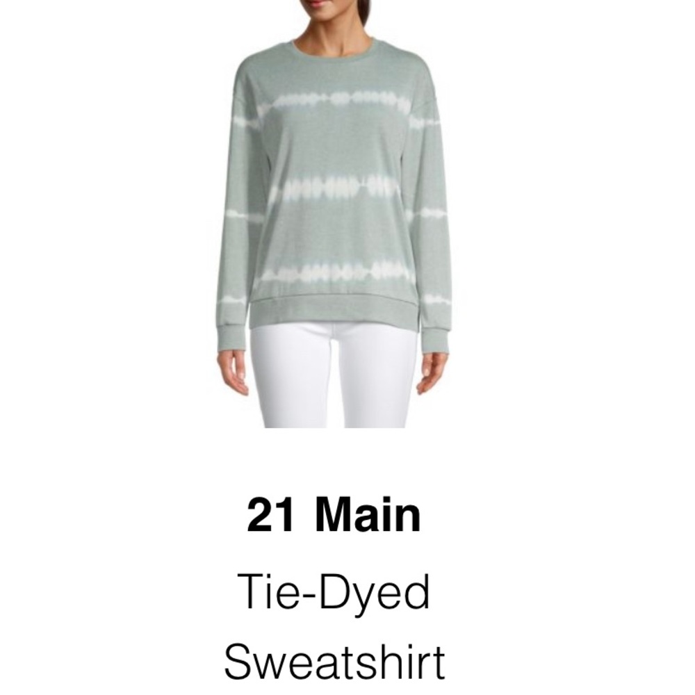 21 main tie-dye sweatshirt